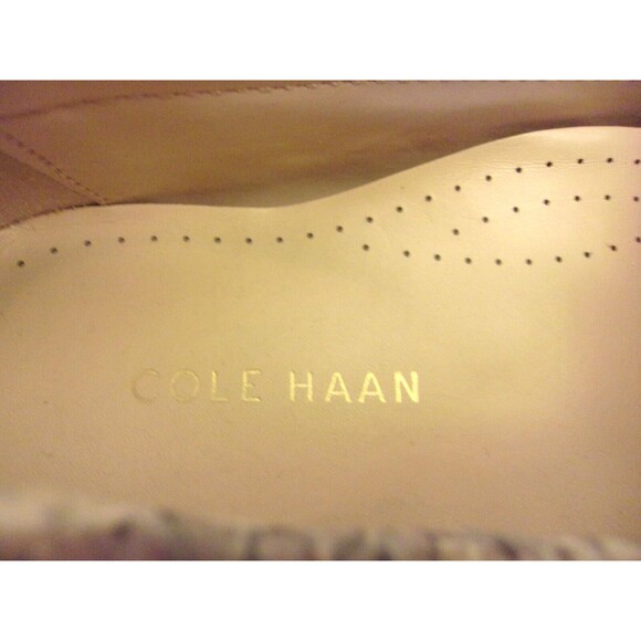 Cole Haan Leather Snakeskin Look Loafers Moccasins Size 7 B W16125 Women - Picture 7 of 7